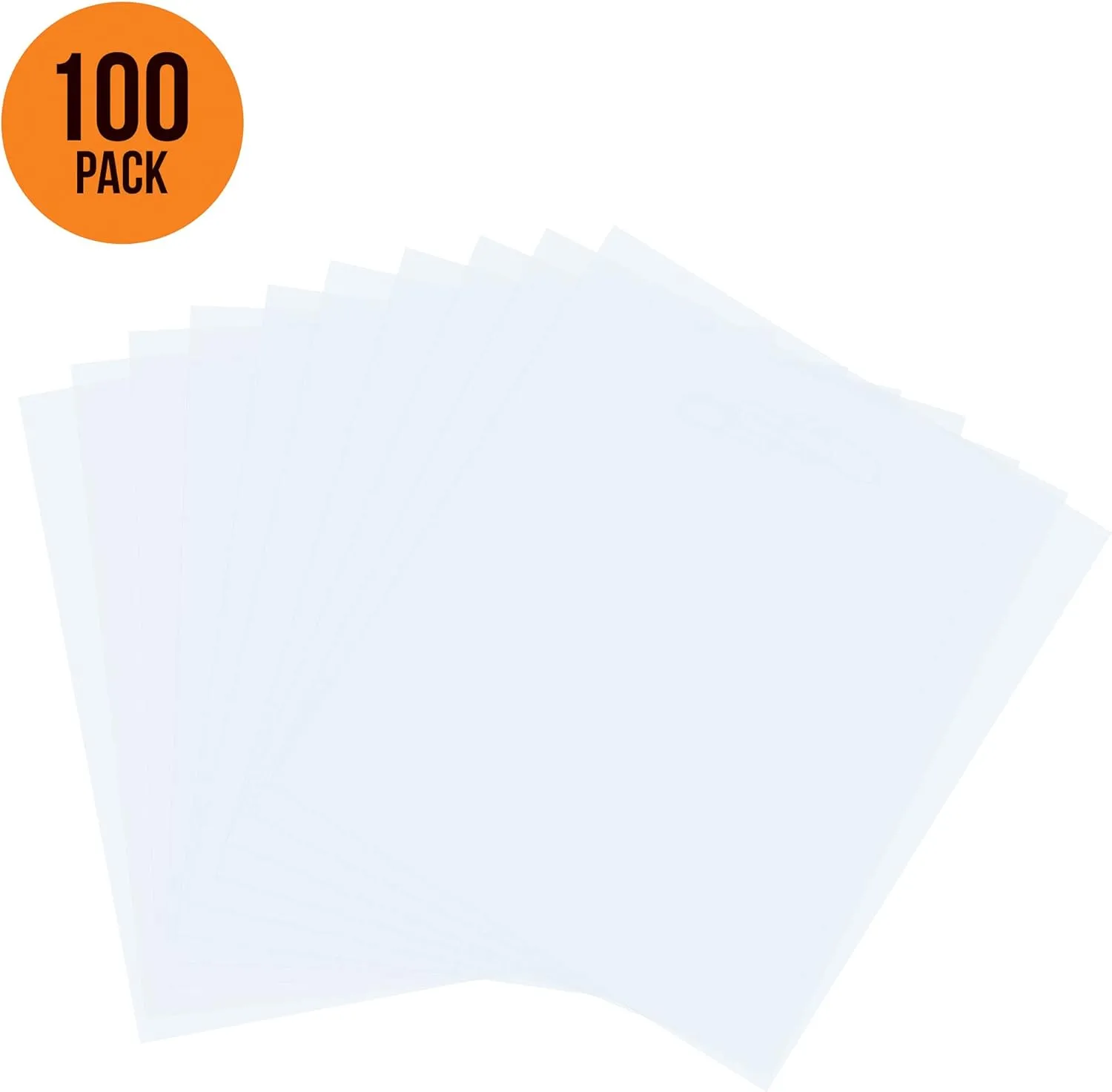 100 Clear Plastic Bags with Handles - 16"x18" Glossy Retail Bags for Shopping, Clothing and Trade Show