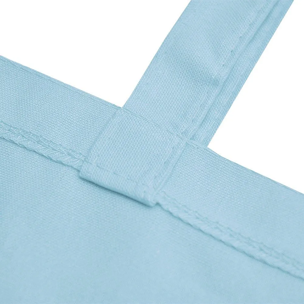 100% Cotton Canvas Shopping Tote Bag Grocery Bag 4-pack