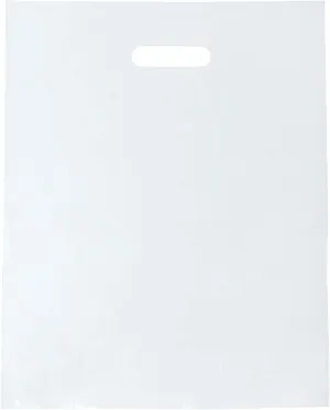 1000 Clear Plastic Bags with Handles - 9"x12" Glossy Retail Bags for Shopping, Clothing and Trade Show