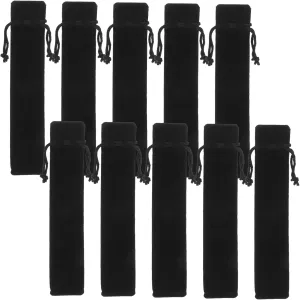 100Pcs Pen Pouch Double Sided Soft Pen Sleeve for Fountain Pen and Pencil Protection Multi Functional Pocket Holder for Office School and Travel