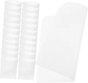 100pcs White Shockproof Foam Pouches Thickened Packing Bags for Moving Shipping Cushioning Foam Wraps for Glasses Ceramics Fragile Items