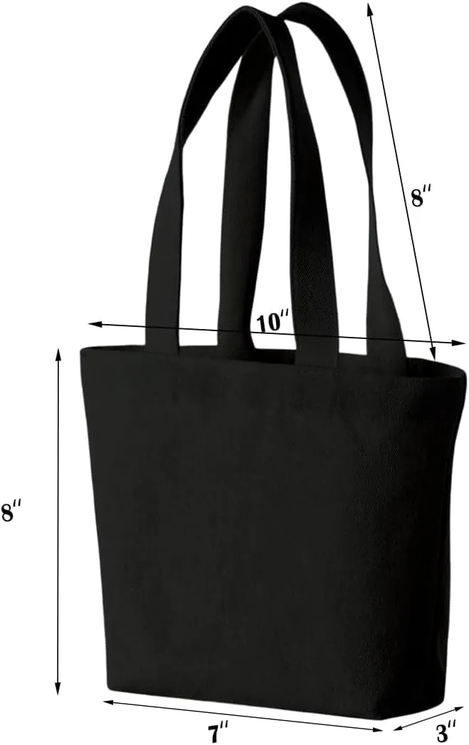 1083 Inch Canvas Tote Bags for Kids - Mini Gift Bags for Painting & Crafts
