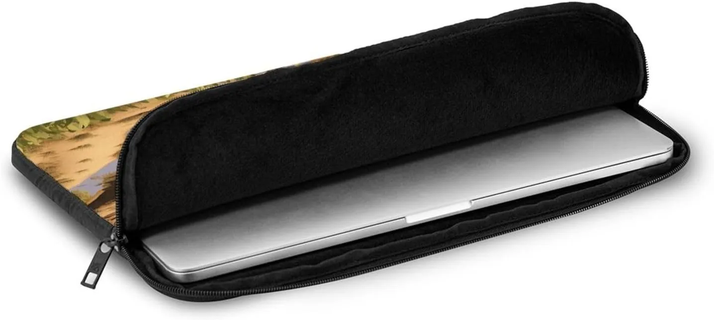 12 inch Laptop Sleeve Bag Farm Morning Barn Laptop Bag Shockproof Computer Carrying Cover Slim Briefcase Handbag