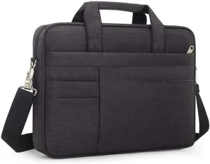 15.6-Inch Travel Laptop Case Shoulder Bag, Waterproof Expandable Computer Messenger Bag