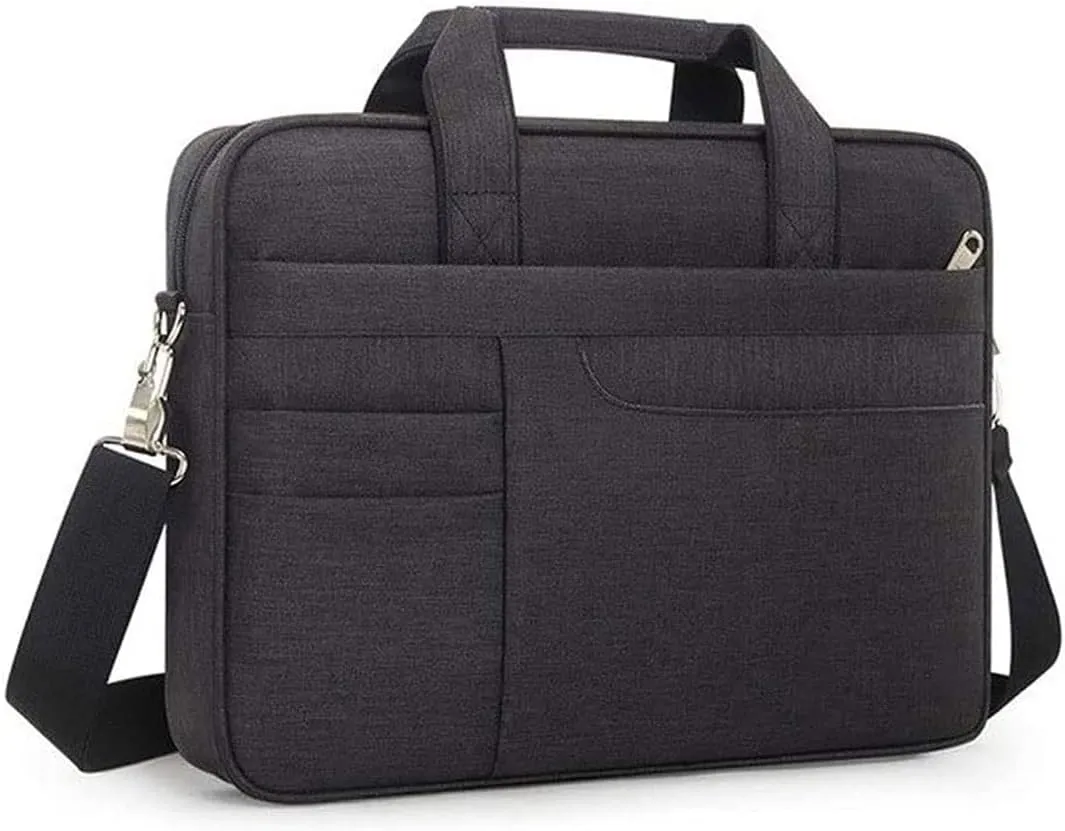 15.6-Inch Travel Laptop Case Shoulder Bag, Waterproof Expandable Computer Messenger Bag