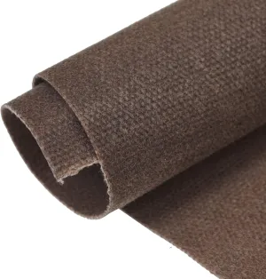 16 OZ Waxed Canvas Duck Fabric by The Yard Craft Upholstery Tan Fabric,100% Cotton One Yard (Dark Brown, 18x58 inch)