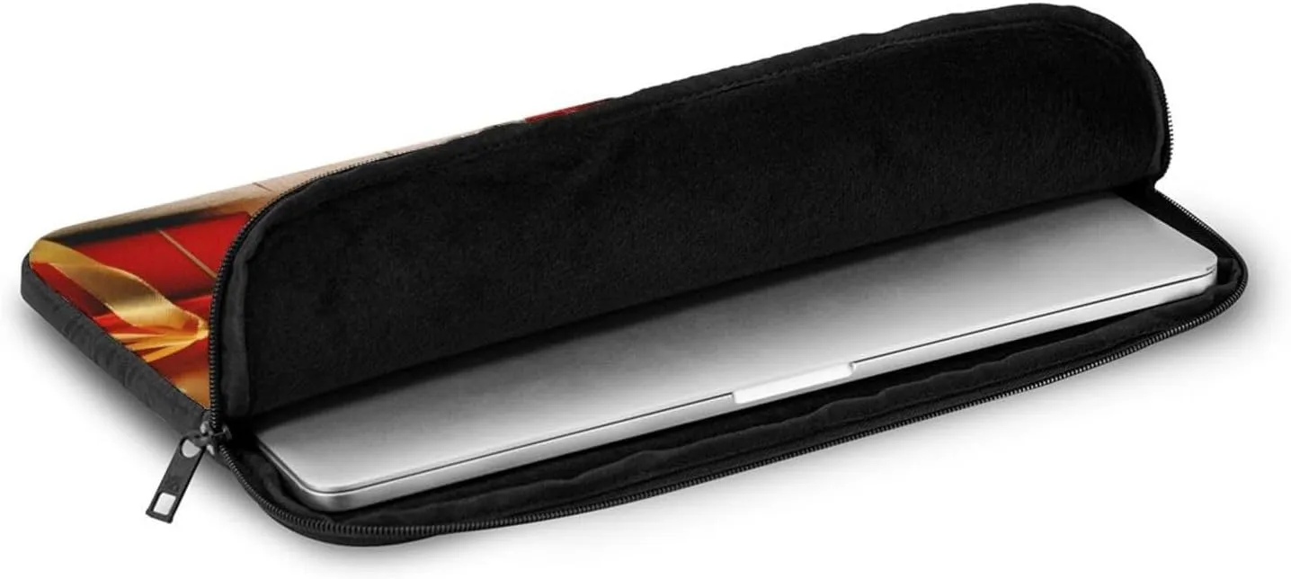 17 Inch Laptop Sleeve Bag Waterproof Shockproof Laptop Case Bag Holiday Christmas Stars Computer Skin Bags Lightweight Tablet Carrying Case