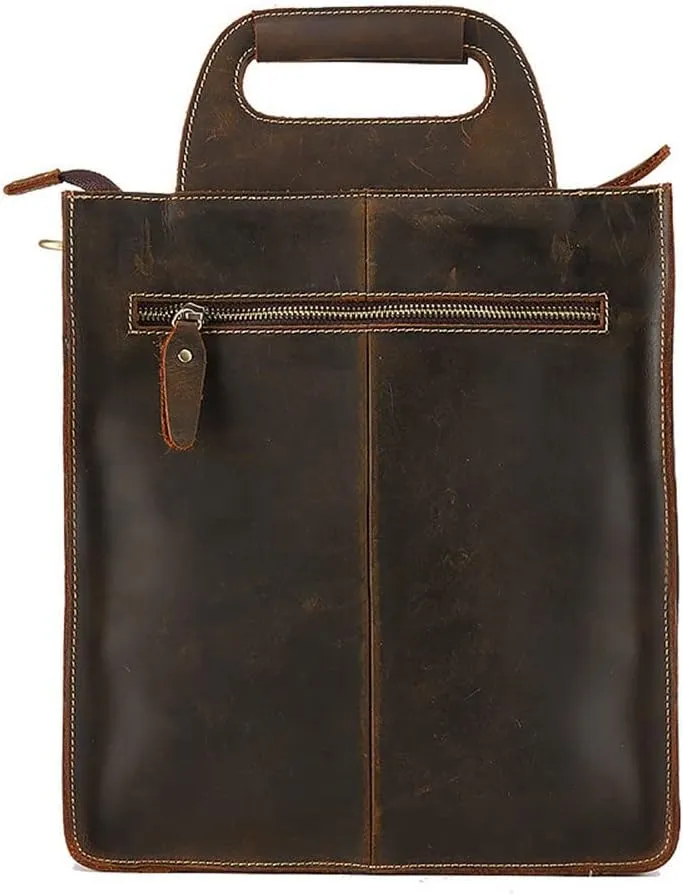 1pcs Men's Handbags Retro Diagonal Men's Bags Shoulder Bags Briefcases Trendy Bags(E)