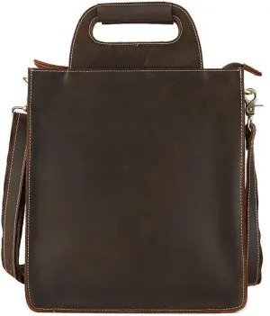 1pcs Men's Handbags Retro Diagonal Men's Bags Shoulder Bags Briefcases Trendy Bags(E)