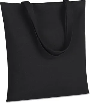 2 | 4 | 6 | 7 | 14 | 18 Pcs Canvas Tote Bags, Natural Color Tote Bags 15 x 16 inch Sustainable Eco Friendly reusable, for Grocery Bags, DIY Gift Bags, Shopping Bags (18 Pcs Black)