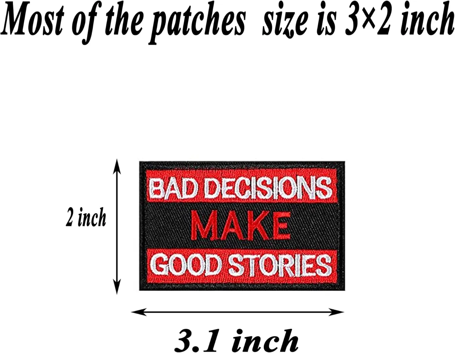 20 Pieces Random Tactical Morale Patch Bundle, Full Embroidery Loop and Hook Patches Set for Caps, Bags, Backpacks, Vest, Military Uniforms,Tactical Gears Etc