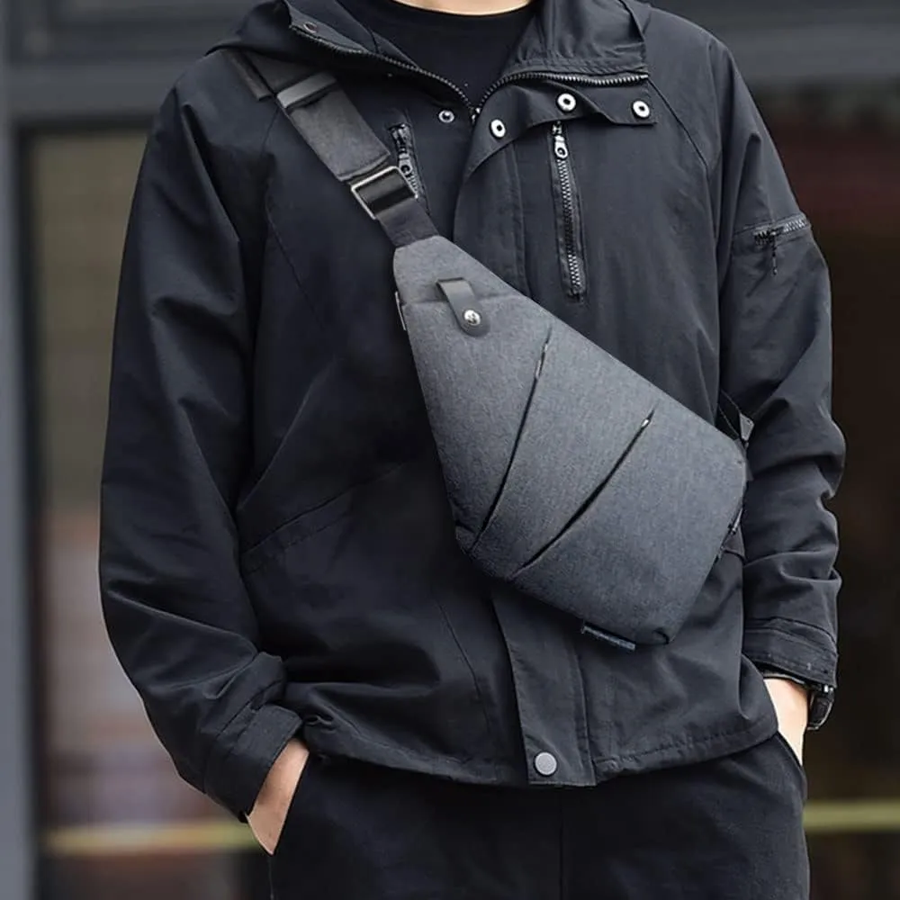 2025 NEW Anti Theft Travel Bag Cross Body Men's and women's Shoulder Bags for Travel, Sport, Work(Grey,Left Shoulder)