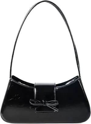 2025 Shoulder Bags for Women Small Y2K Purse Hobo Bags Vegan Leather Handbag Clutch Purse With Bow