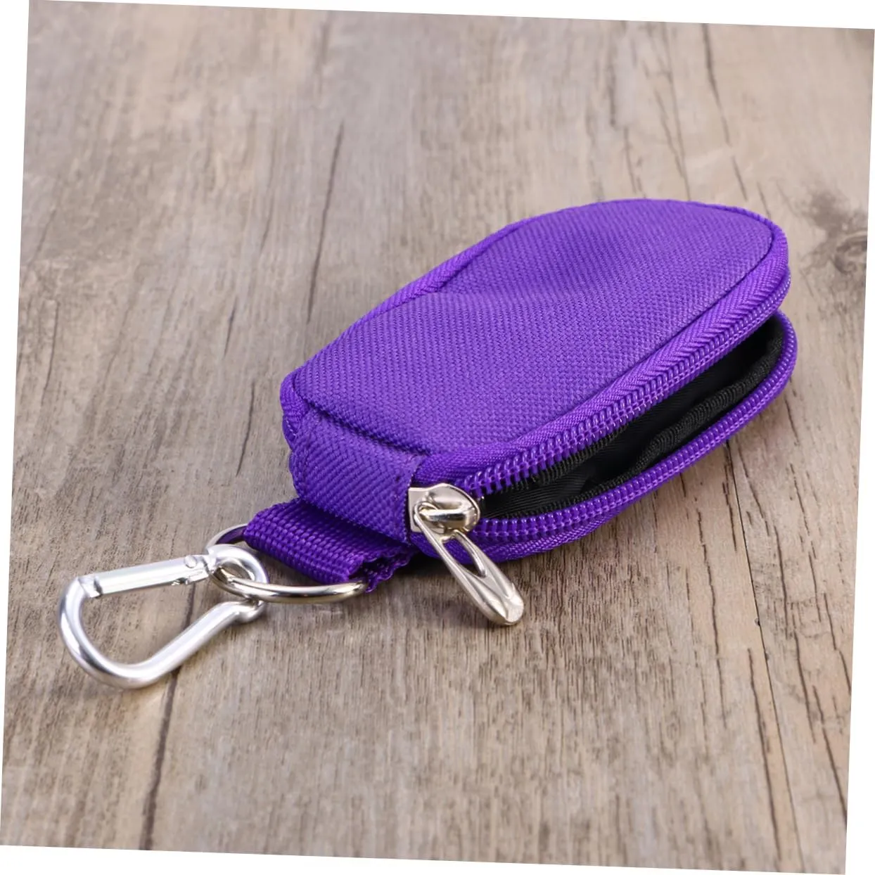 2pcs Chain Organizer Makeup Bag Case-Rosy Zippers Oil Red Pendant Ring Diffuser Home Perfume Bottle, Purplex2pcs, mediumx2pcs