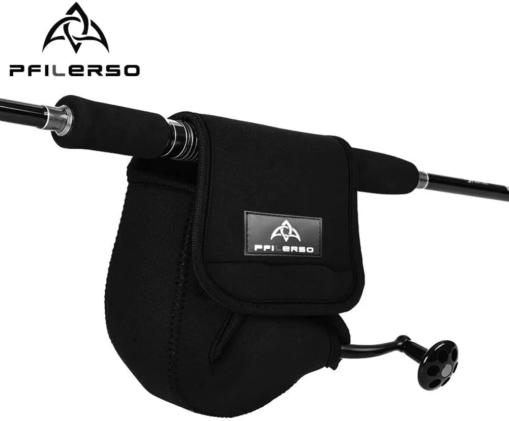 3Pcs Fishing Spinning Reel Covers Bag Baitcasting Trolling Fishing Reel Protective Case Pouch Sleeve Gloves Fishing Bags Fits 1000-8000 Series Reel 3Size (Samll-3Pack)