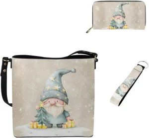 3pcs Purses For Women Wallet Shoulder Bag Top Handle Hand for Daliy Use