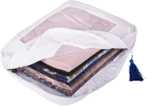 5 x Cashmere Protection Pouch | Cashmere Storage Bags | Sweaters Storage | Made with Breathable Cotton - XL Size