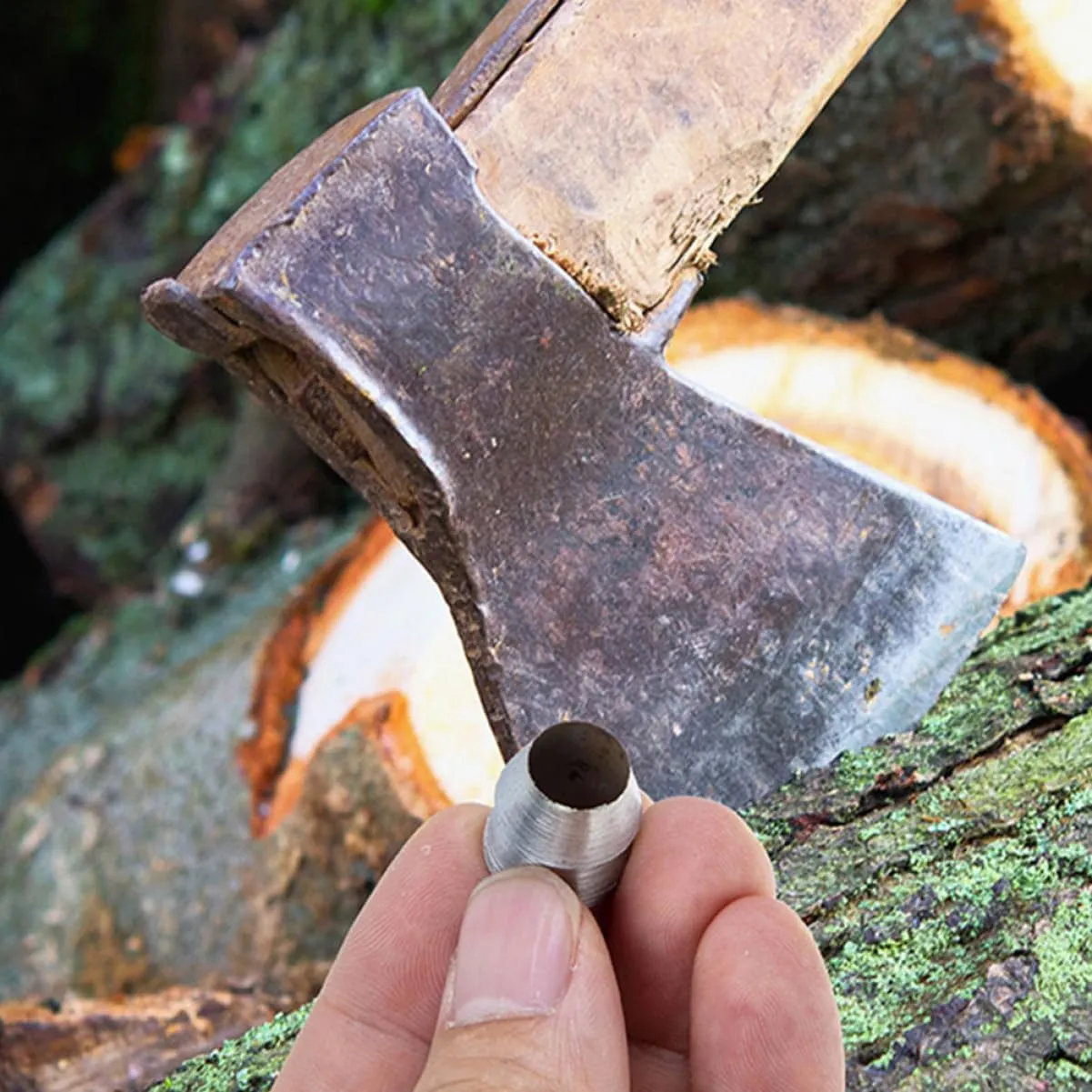 6pcs Iron Wedge for Axe Replacement Wedge for Hammer Ergonomic Design for Outdoor Gardening Durable and Stable Gardening Tool for Pruning and Chopping