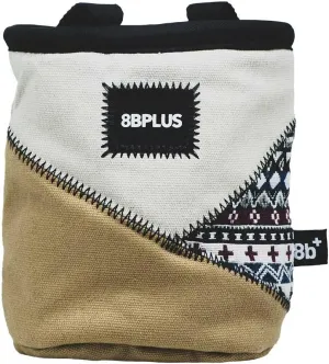 8BPLUS PROBAG - Chalk Bag for Climbing & Bouldering - Belt, Carabiner and Giftbox Included - Wide Opening - Brush Holders for Left & Right Handers