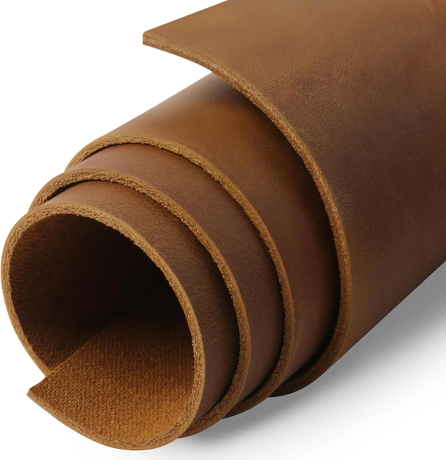 9"x12" Tooling Square 1.8-2.0MM Thick Genuine Top Full Grain Leather Leather Sheets for Crafts Tooling Sewing Crazy Horse Cowhide