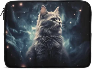A Cat in A Nebula Laptop Sleeve Bag A Cat in A Nebula Laptop Bag Shockproof Computer Carrying Cover Slim Briefcase Handbag