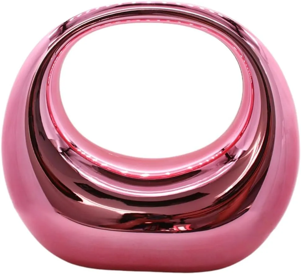 Acrylic Evening Clutch Purse Top-handle Moon Hobo Bag, Elegant Marble Handbag for Wedding Cocktail Party