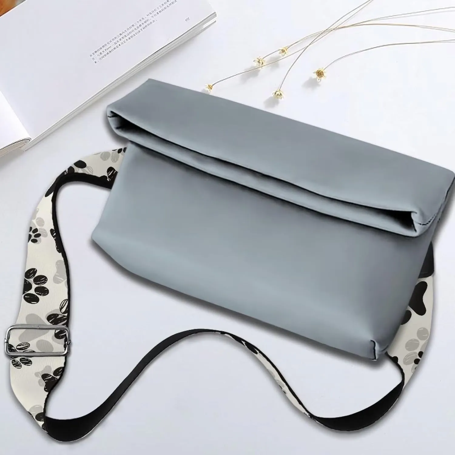 Adjustable Purse Strap Replacement, Wide Shoulder Canvas Bag Strap, Crossbody Handbag Strap