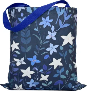 Aesthetic Canvas Tote Bag for Women, Cute Canvas Bag with Inner Pocket, Book Tote Canvas Reusable Grocery Bag
