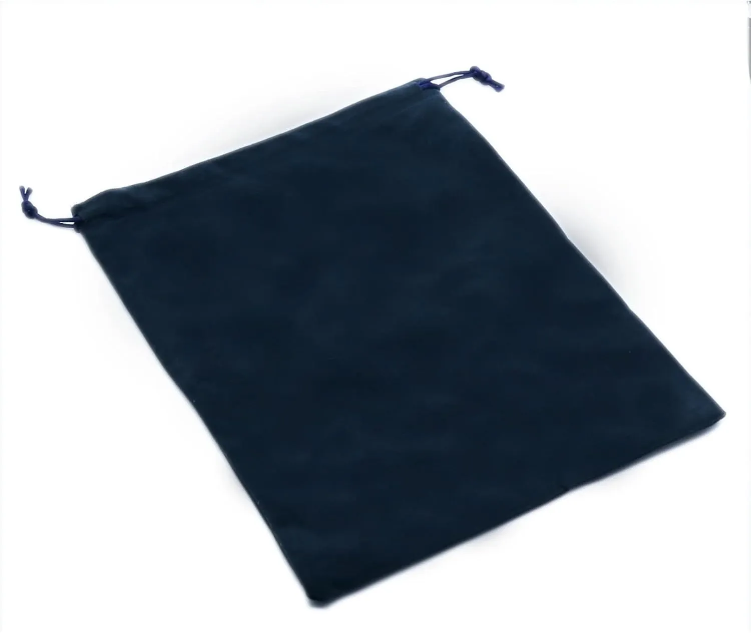 Aestivate 8 Pack Large Velvet Drawstring Pouch, Velvet Bag 8×10 Inch Storage Bag Cosmetics Pouches Dust Bag 8 Pieces (Navy Blue)