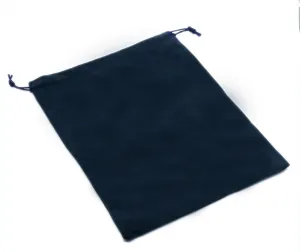 Aestivate 8 Pack Large Velvet Drawstring Pouch, Velvet Bag 8×10 Inch Storage Bag Cosmetics Pouches Dust Bag 8 Pieces (Navy Blue)