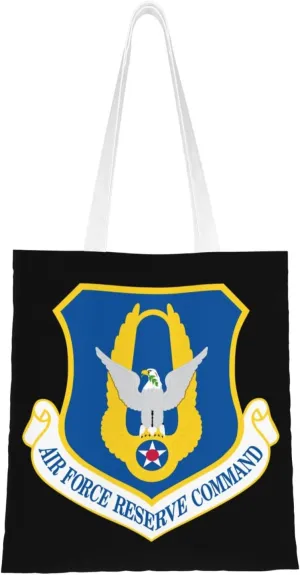Afr Shield Tote Bag for Women Canvas Shopping Bags Reusable Large Capacity Casual Shoulder Handbags Grocery Bags