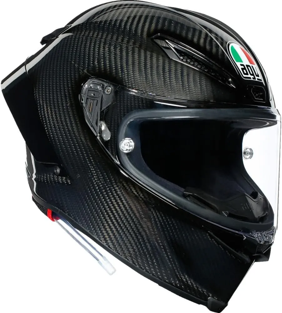 AGV Pista GP RR Mono Carbon Motorcycle Helmet Glossy Black LG, (18356002-008-L)