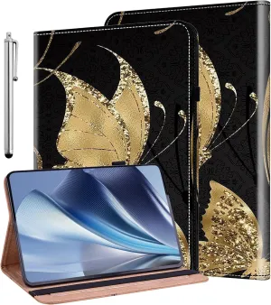 ALILANG Case for Lenovo Tab M11 11.0 Inch 2024 (TB330FU) Tablet Cases, Ultra-Thin Lightweight Folio Shockproof Folding Stand Protector Cover for Lenovo Tab M11 -Gold Butterfly