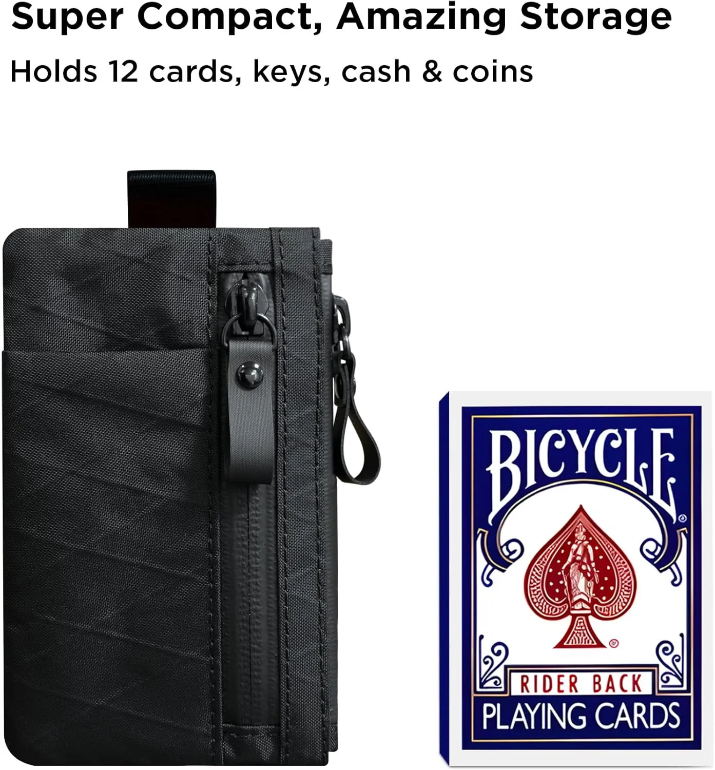 ALPAKA Zip Pouch Pro - Minimalist Zipper Wallet - with RFID Blocking ID Card Holder Wallet with Zipper for Men with Multi-tool Slot