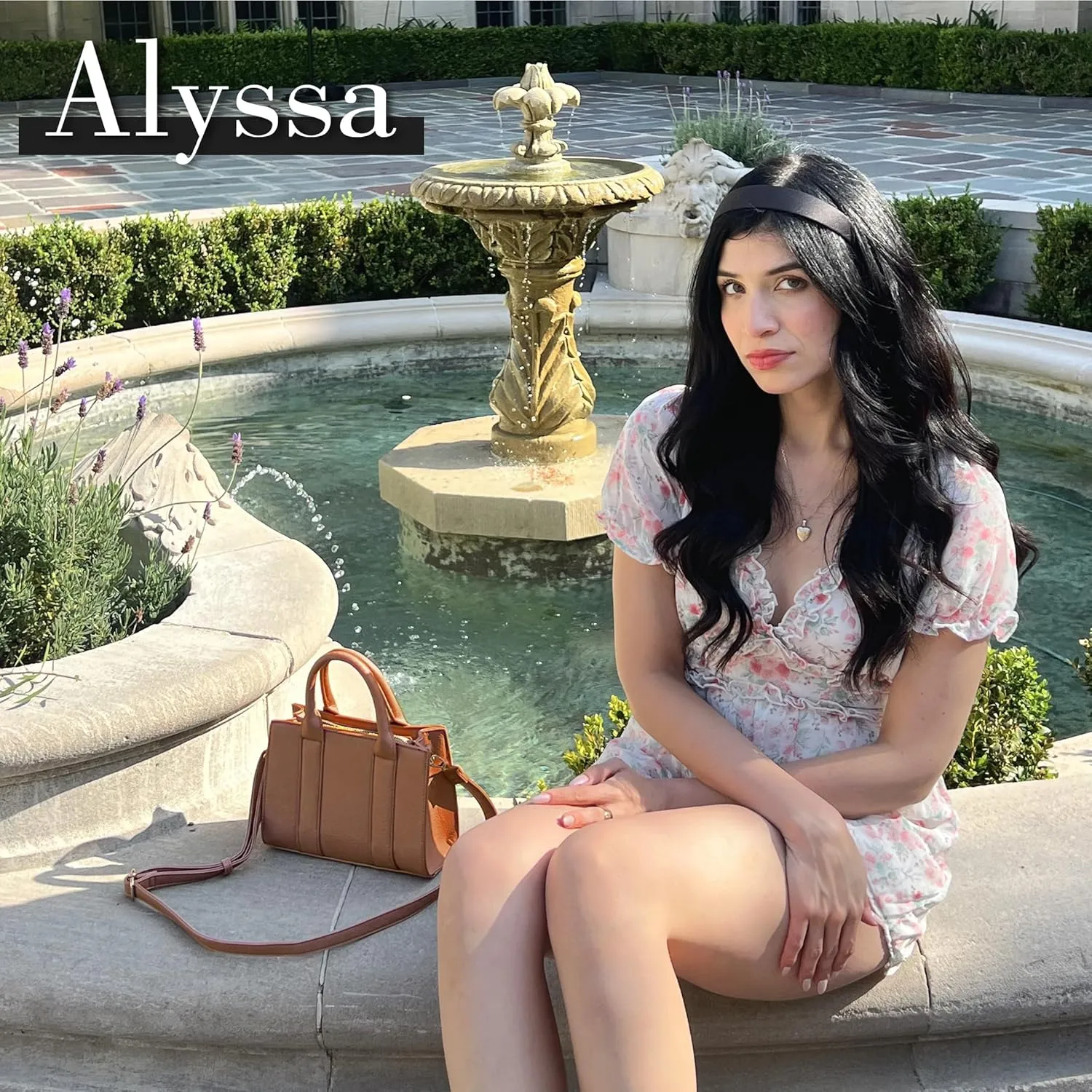 ALYSSA Large Tote Handbag for Women Top Handle Faux Leather Satchel Crossbody Shoulder Purse 2pcs Set
