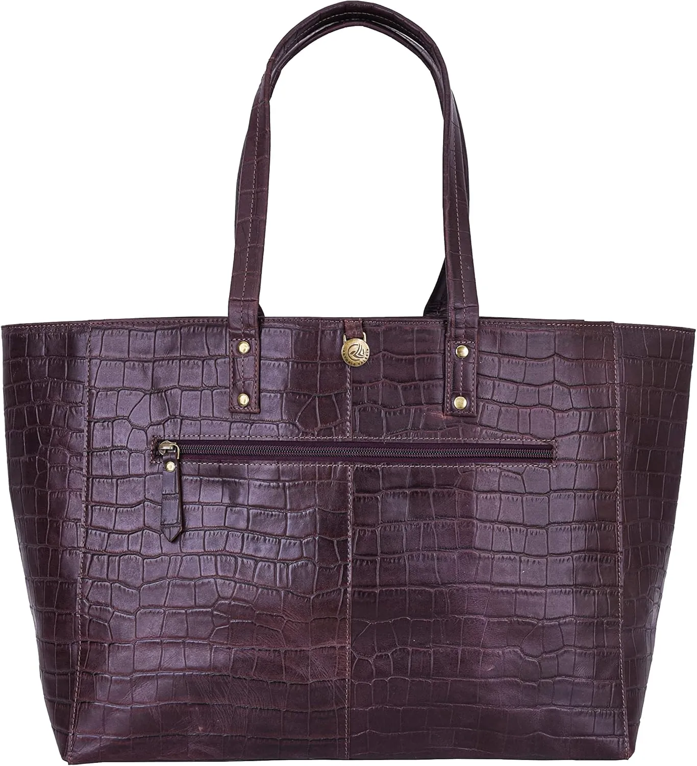 ANTONIO VALERIA Avery Leather Tote/Top Handle Shoulder Bag for Women
