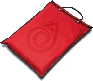 AquaQuest Storm Laptop Sleeve - 100% Waterproof, Lightweight, Durable, Padded Case - Protective Computer Pouch Cover Bag- 15 Inch - Red