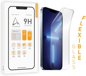 ARMOR iPhone 16e / 13 Pro / 13 Flexible Glass Screen Protector, 9H with HD