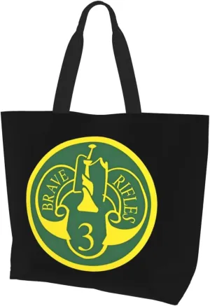 Army 3rd Armored Cavalry Regiment Women'S Large Capacity Shoulder Shopping Bag, Reusable Handbag, Gift Bag