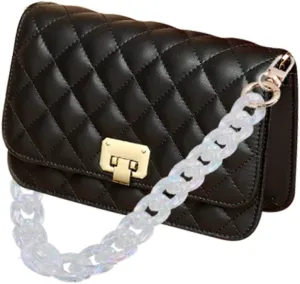 Artibetter Acrylic Chain Replacement Strap for Shoulder Bags Durable Transparent Design Stylish Bag Accessory for Altering Your Look and Enhancing Outfits