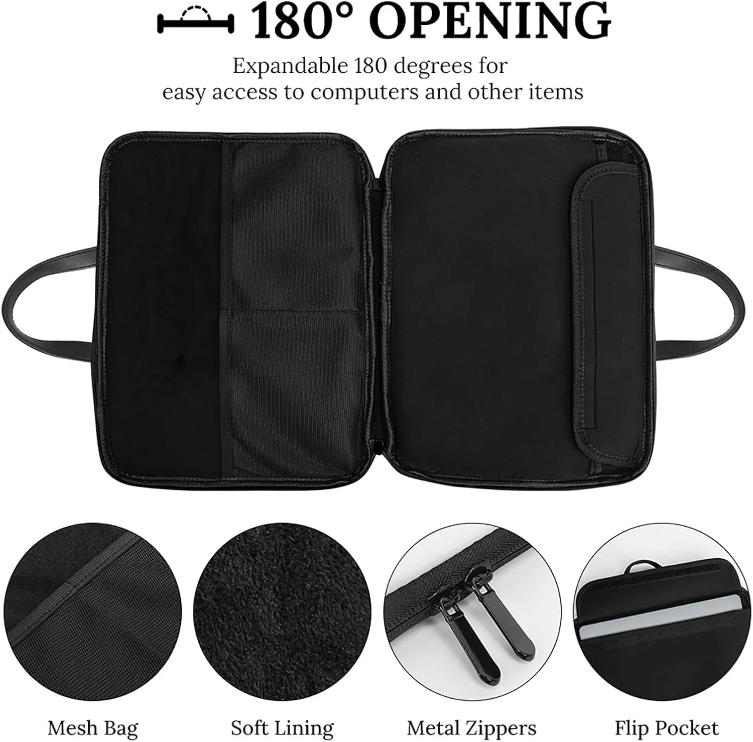 Ask Santa For Wine Leather Bag Laptop Case Slim Water Resistant Computer Bags with Handle Briefcase for Work
