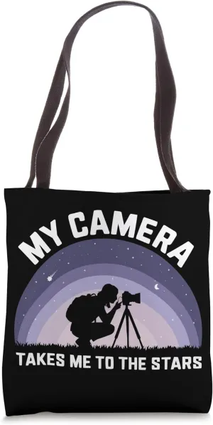 Astrophotography Camera Astronomical Night Sky Photographer Tote Bag