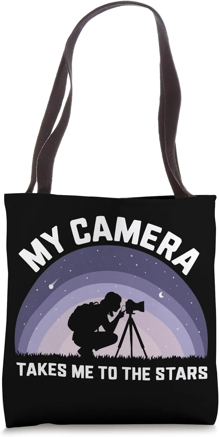 Astrophotography Camera Astronomical Night Sky Photographer Tote Bag