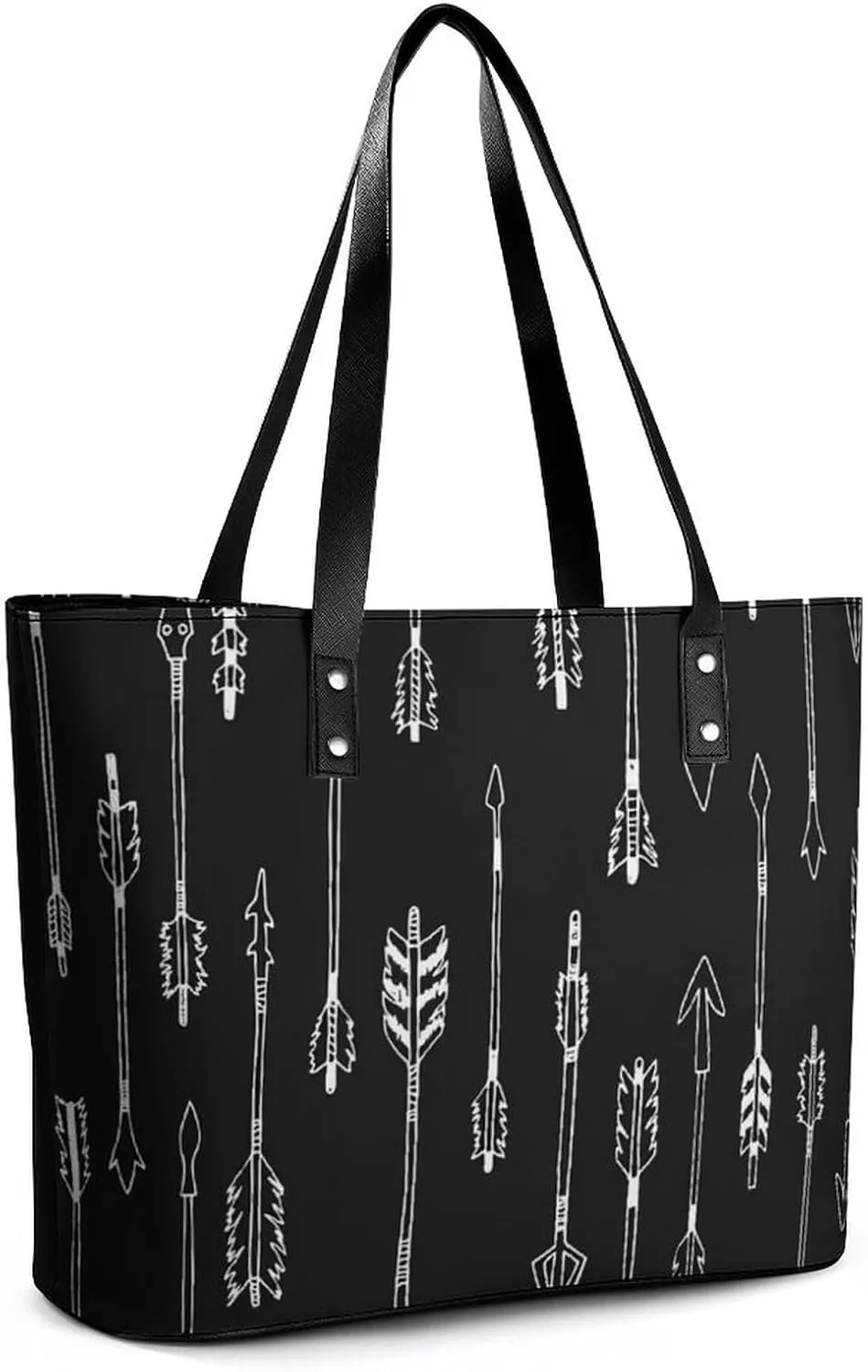 Autism Awareness Watercolor Splatter A Leather Handbag with Large Capacity And Portability