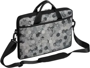 Autumn Forest Animals Birds Laptop Shoulder Messenger Bag Waterproof Laptop Briefcase with Handle and Padded Strap