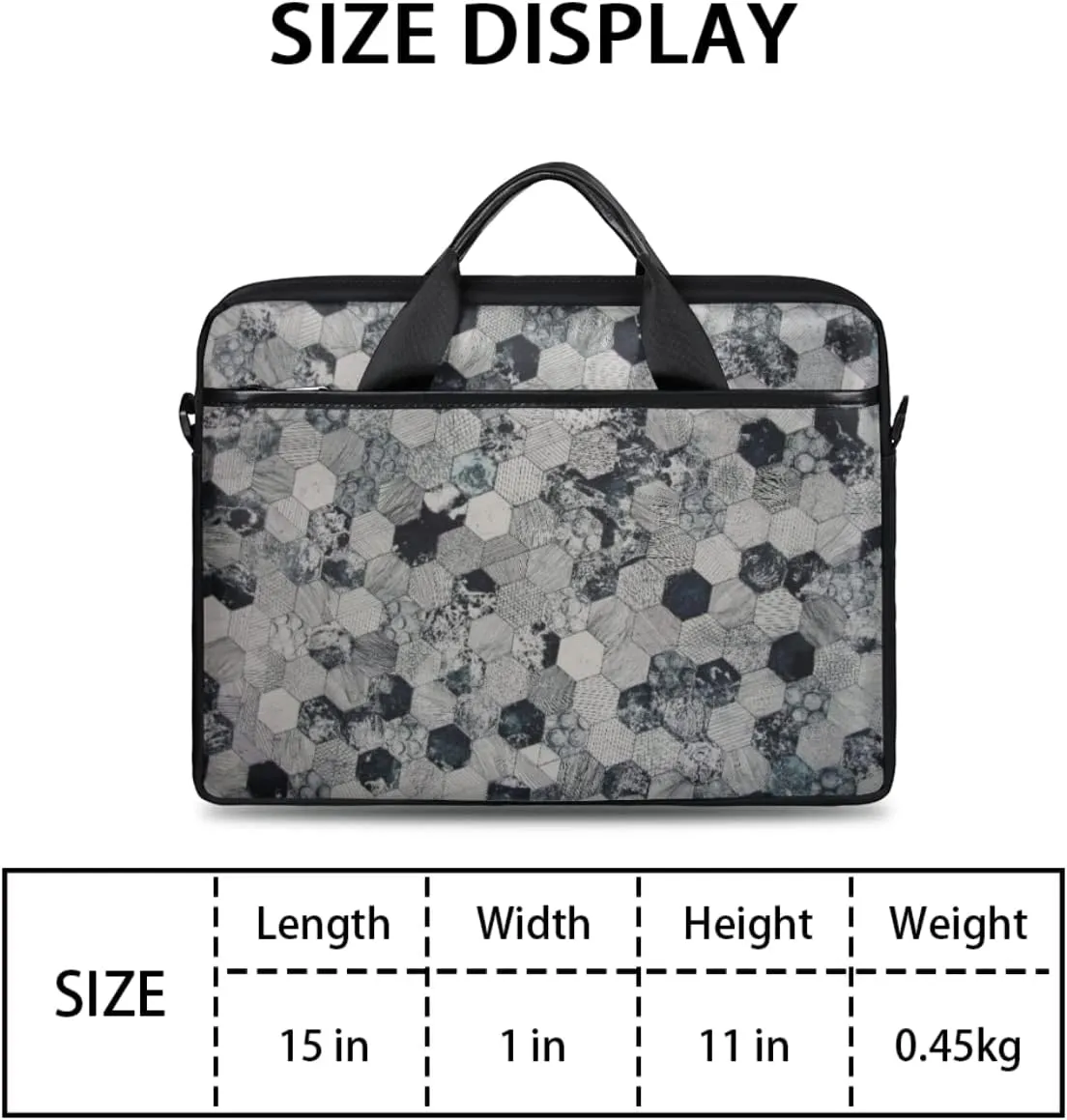 Autumn Forest Animals Birds Laptop Shoulder Messenger Bag Waterproof Laptop Briefcase with Handle and Padded Strap