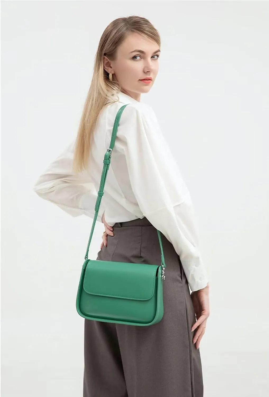 autumn Return to the ancients Saddle bag Small square bag female all-match Top grade dermic portable Crossbody bag bag