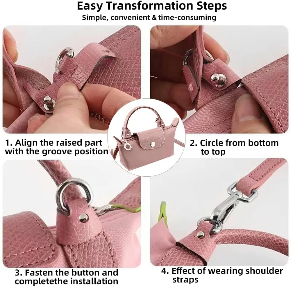 Bag Strap Accessories for Longchamp Bag Shoulder Strap Dumpling Crossbody Bag Perforated Conversion Accessories