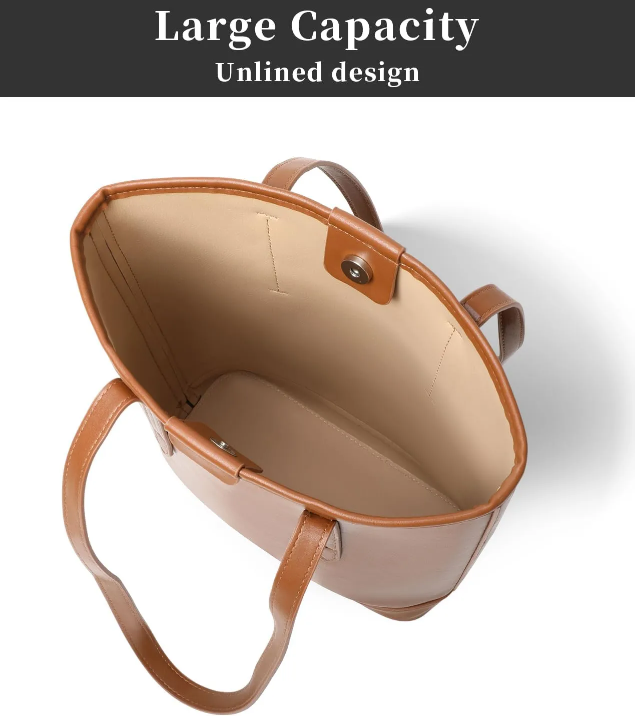 Barsine Tote Bags for Women Vegan Leather Shoulder Purse Top Handle Handbag with Clutch Purse