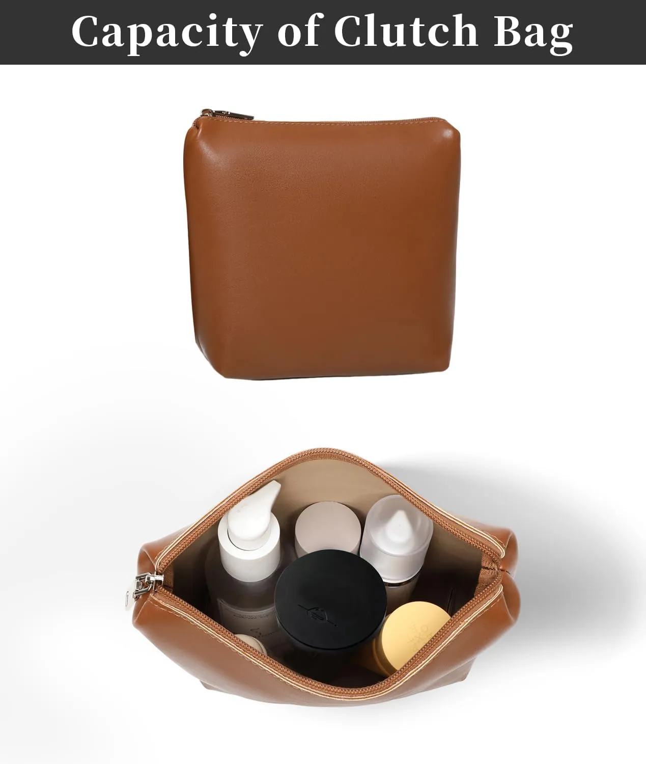 Barsine Tote Bags for Women Vegan Leather Shoulder Purse Top Handle Handbag with Clutch Purse